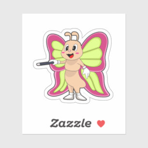 Butterfly Magic Wand Sticker