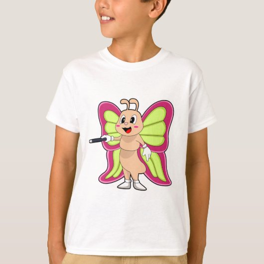 Butterfly Magic Wand T-shirt (Voorkant)