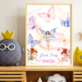 Butterfly Magical Fairy Garden Kids Poster