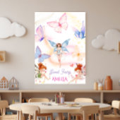 Butterfly Magical Fairy Garden Kids Poster