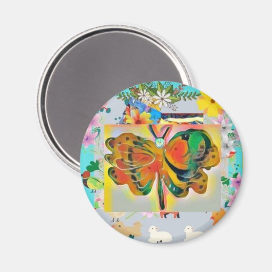 Butterfly Magnet (Voorkant / Achterkant)