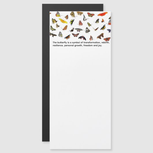 Butterfly Magnetic Notitieblok (Voorkant / Achterkant)