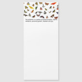 Butterfly Magnetic Notitieblok (Voorkant)