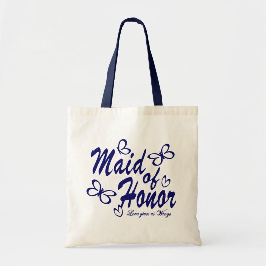 Butterfly/Maid of Honor Tote Bag (Voorkant)