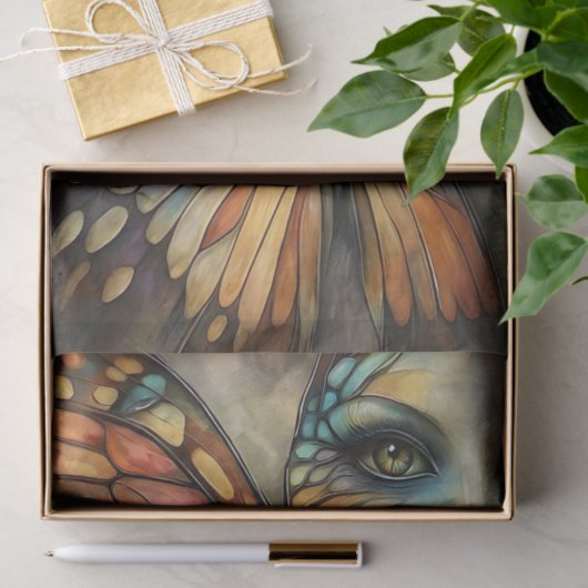 Butterfly Maiden Decoupage Tissuepapier (Geschenk)