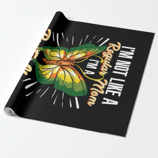 Butterfly mam Gift, mam Birthday Gift, Moederdag Cadeaupapier (Uitgerold)