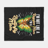 Butterfly mam Gift, mam Birthday Gift, Moederdag Fleece Deken (Voorkant (Horizontaal))