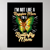 Butterfly mam Gift, mam Birthday Gift, Moederdag Poster (Voorkant)