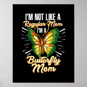 Butterfly mam Gift, mam Birthday Gift, Moederdag Poster