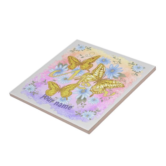 Butterfly mama tegeltje (Zijkant)