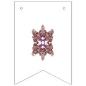 Butterfly Mandala Art · Boho Floral Design Vlaggetjes (Tweede vlag)