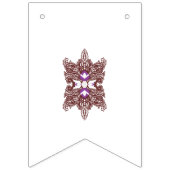 Butterfly Mandala Art · Boho Floral Design Vlaggetjes (Derde vlag)
