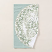 Butterfly Mandala - Bathtowel Set Bad Handdoek (Handdoek)