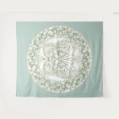 Butterfly Mandala - Bosbouw Wandkleed (Voorkant (horizontaal))