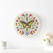 Butterfly Mandala Grote Klok (Huis)