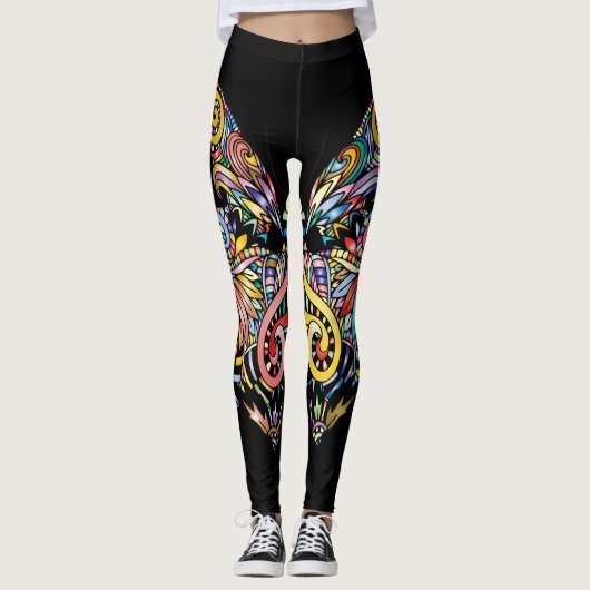 Butterfly Mandala Leggings (Voorkant)