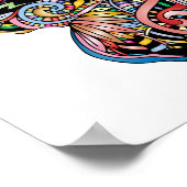 Butterfly Mandala Poster (Hoek)