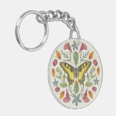 Butterfly Mandala Sleutelhanger (Voorkant Links)