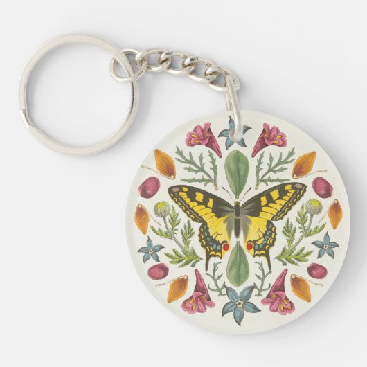 Butterfly Mandala Sleutelhanger (Voorkant)