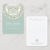 Butterfly Mandala - Visitekaartje (Voorkant / Achterkant)