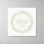 Butterfly Mandala - Wrapped Canvas (Voorkant)
