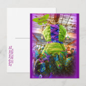 Butterfly Mannequin Dress Form kerstboom Briefkaart (Voorkant / Achterkant)