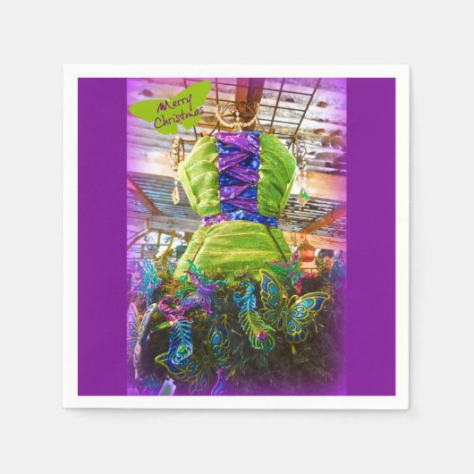 Butterfly Mannequin Dress Form kerstboom Servet (Voorkant)