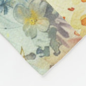 Butterfly Mantra Positieve Quotes Fleece Deken (Hoek)