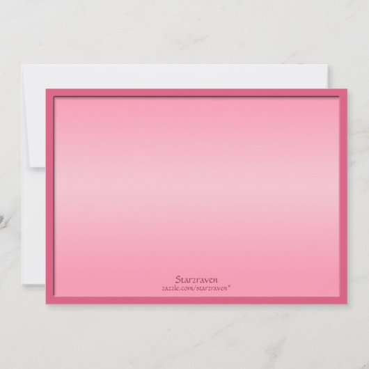 Butterfly Martini uitnodigingen voor verjaardagsfe (Achterkant)