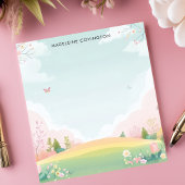 Butterfly Meadow Floral Persoonlijke naam Notitieblok