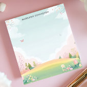 Butterfly Meadow Floral Persoonlijke naam Notitieblok