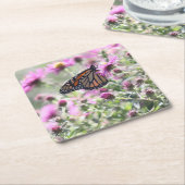 Butterfly Meadow Kartonnen Onderzetters (Schuin)