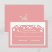 Butterfly Meadow Response Card Kaart (Voorkant / Achterkant)