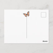 Butterfly Meadow Waterverf Vrijgezellenfeest CUSTO Briefkaart (Achterkant)