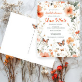Butterfly Meadow Waterverf Vrijgezellenfeest CUSTO Briefkaart