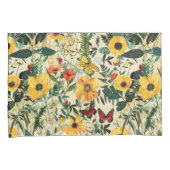 Butterfly Meadow Whimsical Floral Pillow Sham Kussensloop (Voorkant-Rechts)