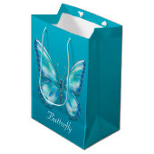 Butterfly Medium Cadeauzakje (Voorkant Gekanteld)