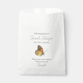 Butterfly Memorial begrafeniszaad Bedankzakje (Voorkant)