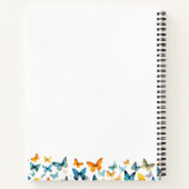 Butterfly Memorial Foto Keepsake Spiraal Notitiebo Notitieboek (Achterkant)