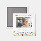 Butterfly Memorial Keepsake Fotomagneet Magneet (Voorkant / Achterkant)