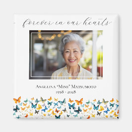 Butterfly Memorial Keepsake Fotomagneet Magneet
