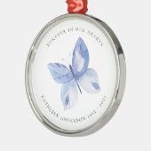 Butterfly Memorial Metalen Ornament (Links)