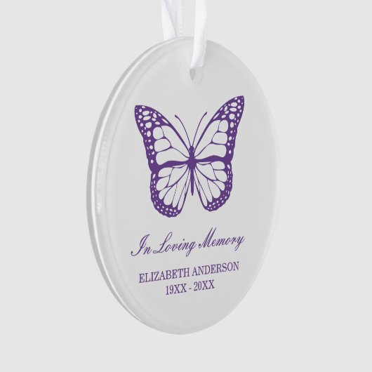 Butterfly Memorial Ornament (voorkant)