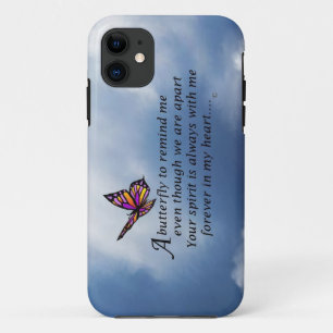 Butterfly Memorial Poem Case-Mate iPhone Case