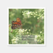 Butterfly, Memorial Service Papieren servetten (Voorkant)