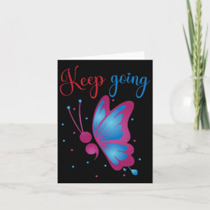 Butterfly Mental Health Suicide Awareness Semicolo Kaart