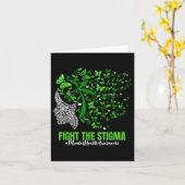 Butterfly Mental Health's bewustzijn vecht tegen d Kaart (Gele Bloem)