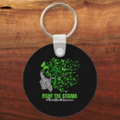 Butterfly Mental Health's bewustzijn vecht tegen d Sleutelhanger (Voorkant)