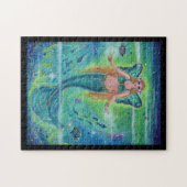 Butterfly Mermaid innerlijke vrede door Renee Lavo Legpuzzel (Horizontaal)