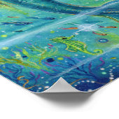 Butterfly Mermaid innerlijke vrede door Renee Lavo Poster (Hoek)